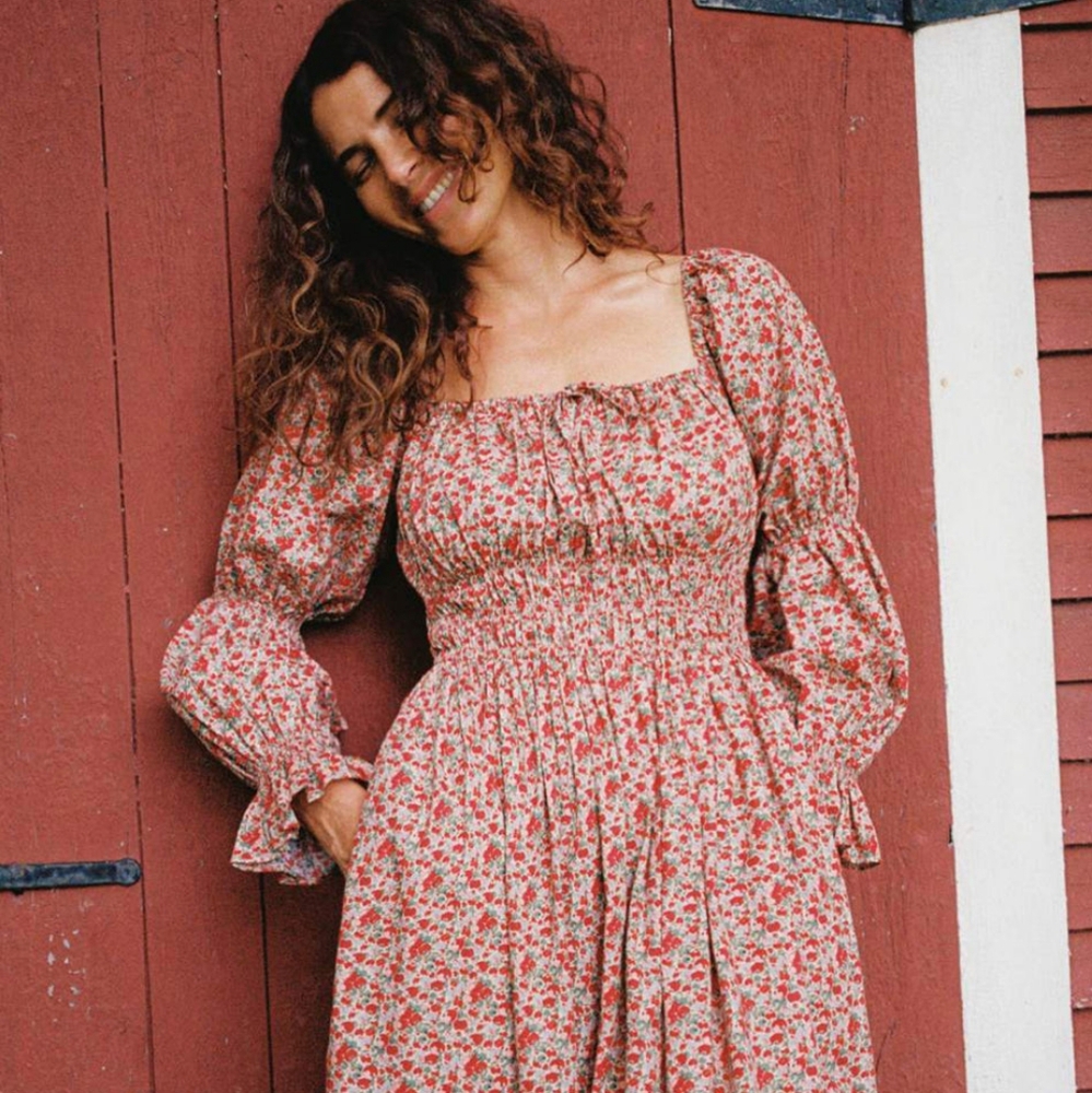 Christy Dawn Adelia Dress in Apple Harvest, size Medium